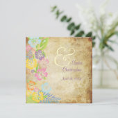 Invitations Vintages/Leis/Luau/hibiscusWedding (Debout devant)