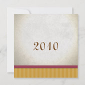 Invitations vintages pour le dîner d'action de grâ (Dos)