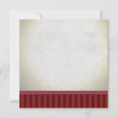 Invitations vintages pour le dîner d'action de grâ (Dos)