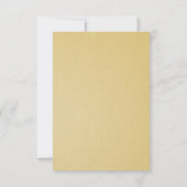 Invitations Vintages pour le dîner de répétition à (Dos)