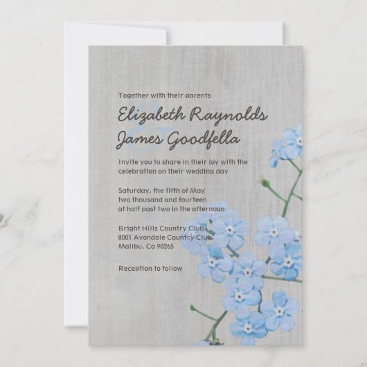 Invitations Vintages pour ne pas se marier (Devant)