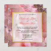 Invitations Vintages + Romantic Floral Wedding (Devant / Derrière)