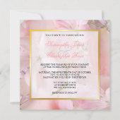 Invitations Vintages + Romantic Floral Wedding (Devant)
