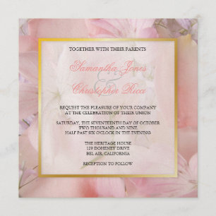 Invitations Vintages + Romantic Floral Wedding