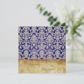 Invitations Vintages + Romantic Mariage damassé (Debout devant)