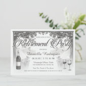 Invitations vintages suprêmes de partie de (Debout devant)