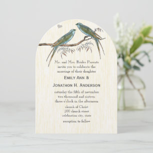 Invitations Vintages turquoises de mariage d'oisea