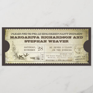 invitations vintages uniques