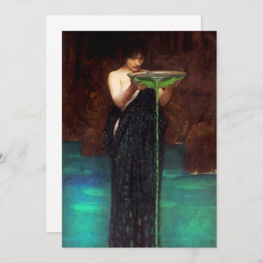 Invitations Waterhouse Circe Invidiosa (Devant / Derrière)