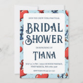 invitations wedding shower nautique ancre classiqu (Devant)