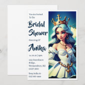 invitations wedding shower nautique ancre classiqu (Devant / Derrière)