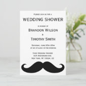 Invitations Wedding showers homosexuels blancs ave (Debout devant)