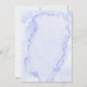 Invitations Wedding showers Lilac Blue Hyacinth Tu (Dos)