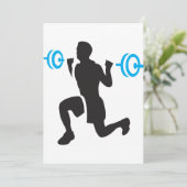 Invitations Weightlifter (Debout devant)