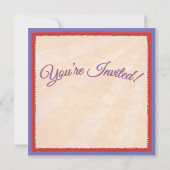 Invitations Western Cowgirl Fête des mariées Party (Dos)