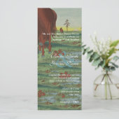 Invitations Whimsical Horse Wedding (Debout devant)