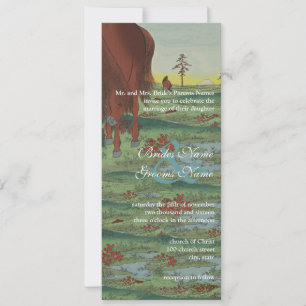Invitations Whimsical Horse Wedding