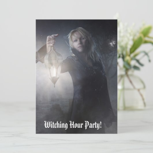 Invitations Witching de partie d'heure (Debout devant)