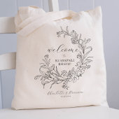 Invité du sac de bienvenue de mariage de destinati