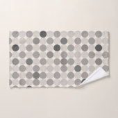Inviting Gray Circle Bath Towel Set (Serviette à main)