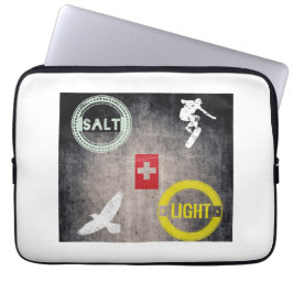 Invloed Behoud Illuminate elektronica zak Laptop Sleeve