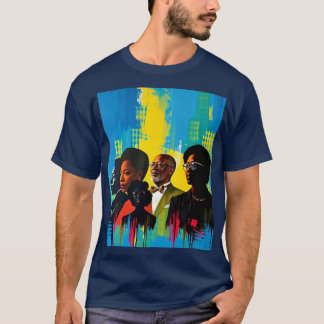 Invloedrijke figuren: Black History Month Poster T-shirt