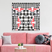 invloedssfeer canvas afdruk (Insitu (Woonkamer))