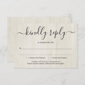 Invoegsel Kaart invorderingsverzoek - Rustisch hou (Voorkant / Achterkant)