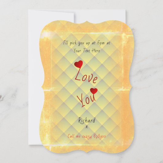 Invoerdatum Kaart (Achterkant)