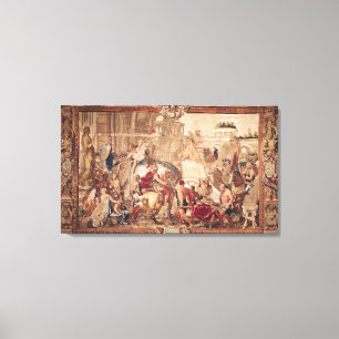 Invoering van Alexander III in de Grote Canvas Afdruk