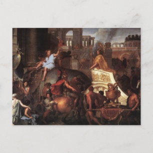 Invoering van Alexander in Babylon Briefkaart