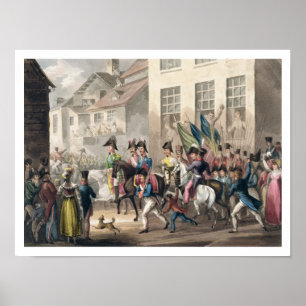 Invoering van de bondgenoten in Parijs, 31 maart 1 Poster