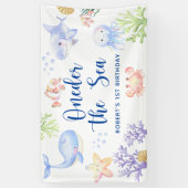 Invoering van het Zee van de eerste verjaardag ond Spandoek (Verticaal)