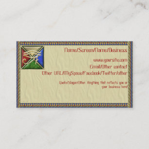 Invoerkaarten voor paarden visitekaartje