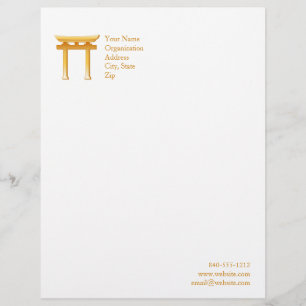 Invoersymbool Gepersonaliseerd Briefhoofd