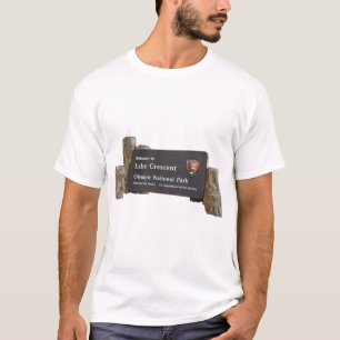 Invoerteken van het olympisch park bij het meer va t-shirt