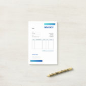 invoice post-it® notes (Op bureau)