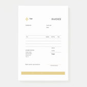 invoice  post-it® notes (Voorkant)
