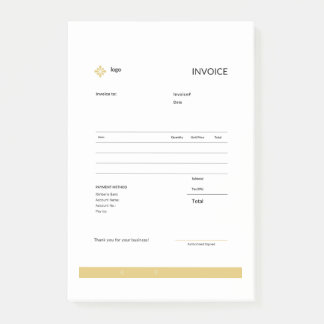 invoice post-it® notes