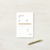 invoice post-it® notes (Op bureau)