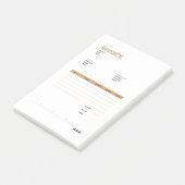 invoice post-it® notes (Schuin)