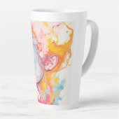 inwendige straling latte mok (Rechterhoek)