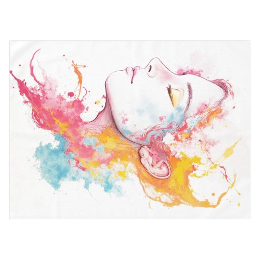 inwendige straling tafelkleed (Voorkant (Horizontaal))