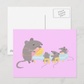 Inwendige tijd briefkaart (Voorkant / Achterkant)