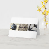 Inwoner Alien triptych Kaart (Gele Bloem)