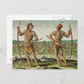 Inwoners van Virginia Briefkaart (Voorkant / Achterkant)