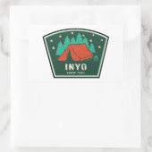 Inyo National Forest Camping Rechthoekige Sticker (Tas)