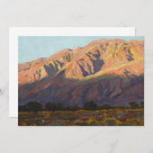 Inyo Range at Sunset, Lone Pine by Maynard Dixon Bedankkaart (Voorkant / Achterkant)