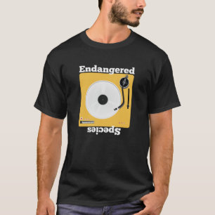 Inzamelaars van vinyllovers registreren t-shirt