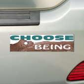 Inzichtelijke Bumpersticker (Op auto)